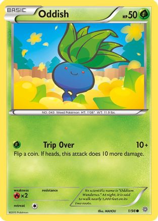 Oddish (1) [XY - Ancient Origins] Reverse Holofoil