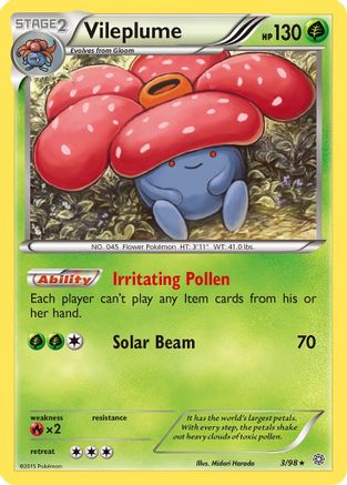 Vileplume (3) [XY - Ancient Origins]