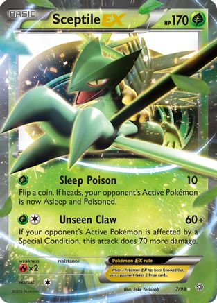 Sceptile EX (7) [XY - Ancient Origins] Holofoil
