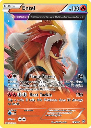 Entei (15) (15) [XY - Ancient Origins] Holofoil