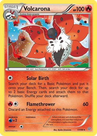 Volcarona (17) (17) [XY - Ancient Origins] Reverse Holofoil