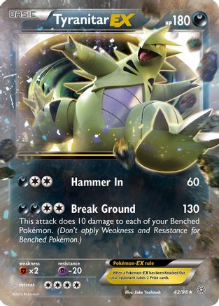 Tyranitar EX (42) [XY - Ancient Origins] Holofoil