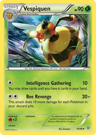 Vespiquen (10) (10) [XY - Ancient Origins] Reverse Holofoil