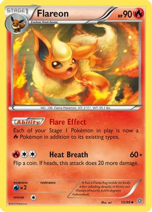 Flareon (13) [XY - Ancient Origins] Reverse Holofoil