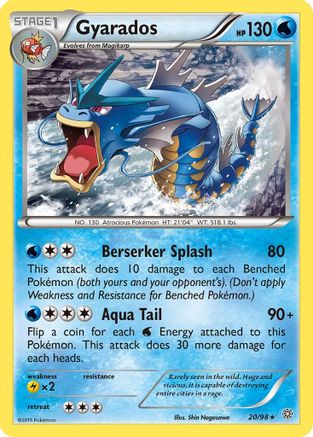 Gyarados (20) (20) [XY - Ancient Origins] Reverse Holofoil