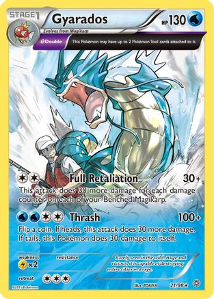 Gyarados (21) (21) [XY - Ancient Origins] Reverse Holofoil
