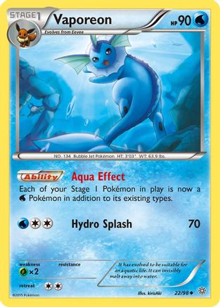 Vaporeon (22) [XY - Ancient Origins]