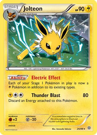 Jolteon (26) [XY - Ancient Origins] Reverse Holofoil
