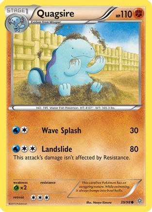 Quagsire (39) [XY - Ancient Origins] Reverse Holofoil