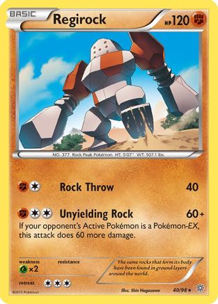 Regirock (40) [XY - Ancient Origins] Reverse Holofoil
