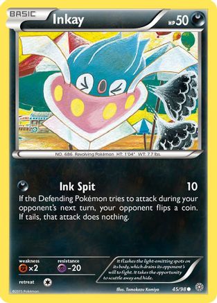 Inkay (45) [XY - Ancient Origins] Reverse Holofoil