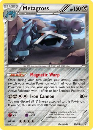 Metagross (49) (49) [XY - Ancient Origins] Reverse Holofoil