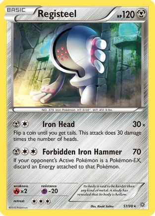 Registeel (51) [XY - Ancient Origins] Reverse Holofoil