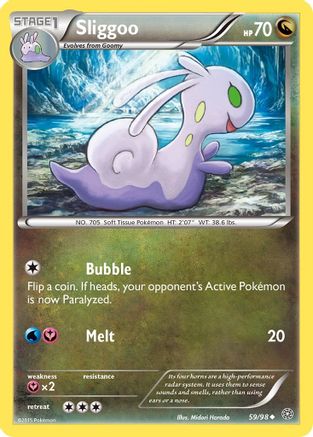 Sliggoo (59) [XY - Ancient Origins] Reverse Holofoil