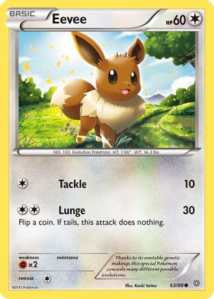 Eevee (63) [XY - Ancient Origins] Reverse Holofoil