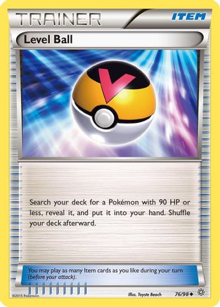 Level Ball (76) [XY - Ancient Origins] Reverse Holofoil