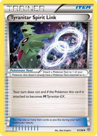 Tyranitar Spirit Link (81) [XY - Ancient Origins] Reverse Holofoil