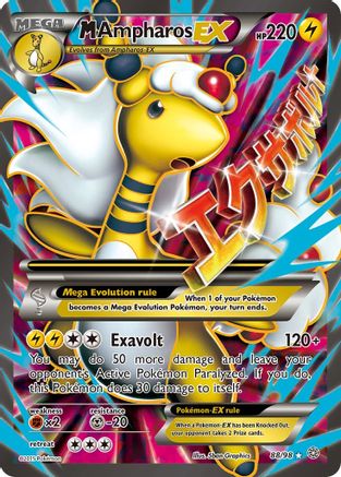 M Ampharos EX (88 Full Art) (88) [XY - Ancient Origins] Holofoil