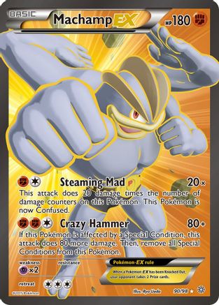 Machamp EX (90 Full Art) (90) [XY - Ancient Origins] Holofoil
