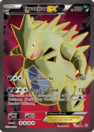 Tyranitar EX (91 Full Art) (91) [XY - Ancient Origins] Holofoil