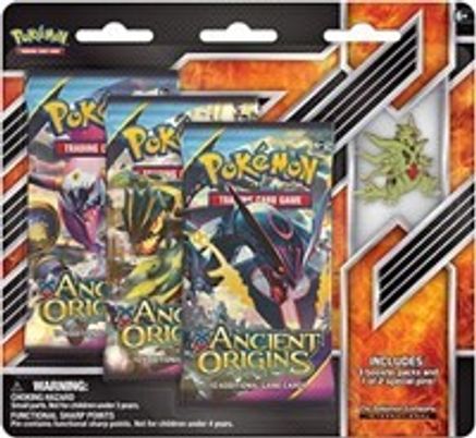 Pokemon Ancient Origins Collector Pin 3 Pack Blister [Mega Tyranitar Pin]