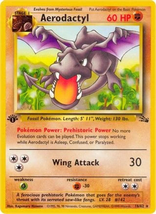 Aerodactyl (16) (16) [Fossil] 1st Edition