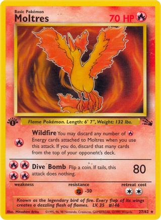 Moltres (27) (27) [Fossil] Unlimited