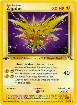 Zapdos (30) (30) [Fossil] Unlimited