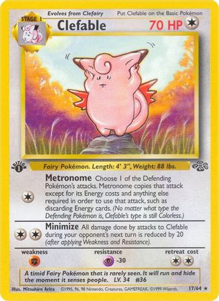 Clefable (17) (17) [Jungle] Unlimited