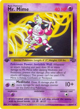 Mr. Mime (22) (22) [Jungle] 1st Edition