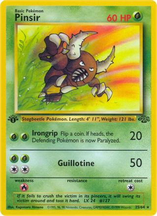 Pinsir (25) (25) [Jungle] Unlimited
