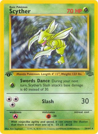 Scyther (26) (26) [Jungle] 1st Edition