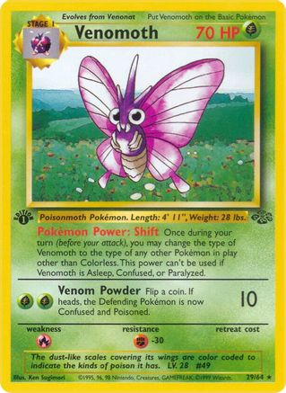 Venomoth (29) (29) [Jungle] Unlimited