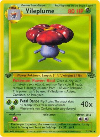 Vileplume (31) (31) [Jungle] 1st Edition