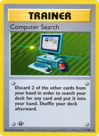 Computer Search (71) [Base Set (Shadowless)] Unlimited