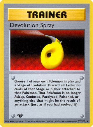 Devolution Spray (72) [Base Set (Shadowless)] Unlimited
