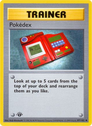 Pokedex (87) [Base Set (Shadowless)] Unlimited