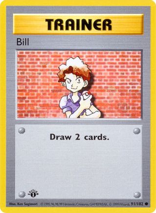 Bill (91) [Base Set (Shadowless)] Unlimited