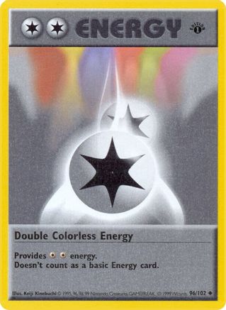 Double Colorless Energy (96) [Base Set (Shadowless)] Unlimited