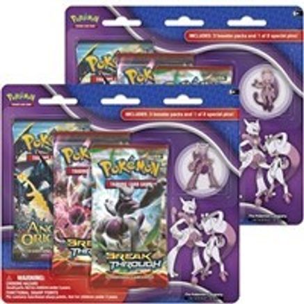 Pokemon BREAKthrough Pin Blisters [Mega Mewtwo] (Set of 2)