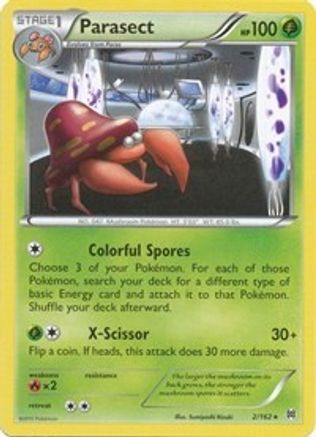 Parasect (2) [XY - BREAKthrough] Reverse Holofoil