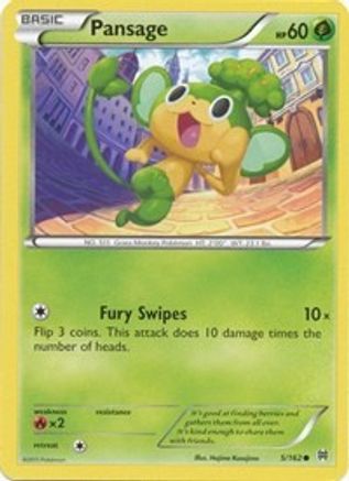 Pansage (5) [XY - BREAKthrough] Reverse Holofoil