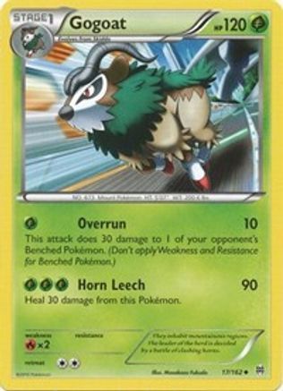 Gogoat (17) [XY - BREAKthrough] Reverse Holofoil