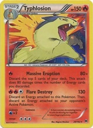 Typhlosion (20) [XY - BREAKthrough] Reverse Holofoil