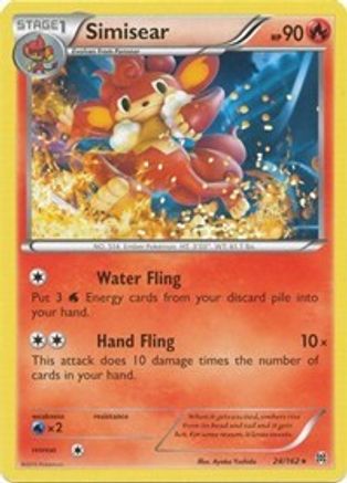 Simisear (24) [XY - BREAKthrough] Reverse Holofoil