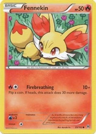 Fennekin (25) [XY - BREAKthrough] Reverse Holofoil