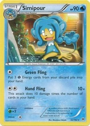 Simipour (42) [XY - BREAKthrough] Reverse Holofoil