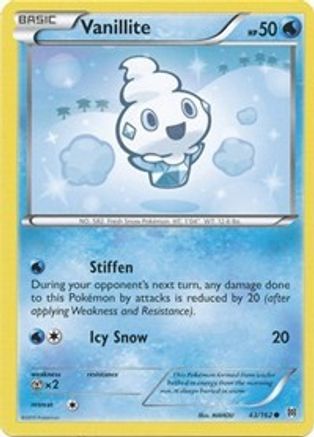 Vanillite (43) [XY - BREAKthrough]