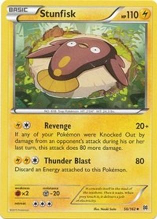 Stunfisk (56) [XY - BREAKthrough] Reverse Holofoil