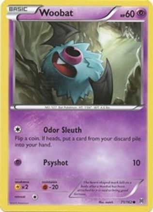 Woobat (71) [XY - BREAKthrough] Reverse Holofoil